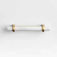 Modern Marble Brushed Brass Cabinet Drawer Bar Pull 4"