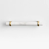 Modern Marble Brushed Brass Cabinet Drawer Bar Pull 5"