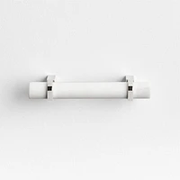 Modern Marble Chrome Silver Cabinet Drawer Bar Pull 3"