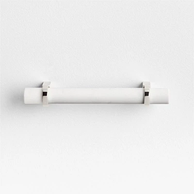 Modern Marble Chrome Silver Cabinet Drawer Bar Pull 4"