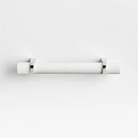 Modern Marble Chrome Silver Cabinet Drawer Bar Pull 4"