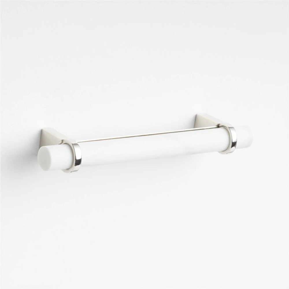 Modern Marble Chrome Silver Cabinet Drawer Bar Pull 5"