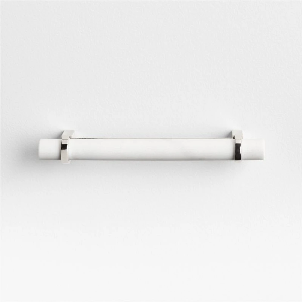 Modern Marble Chrome Silver Cabinet Drawer Bar Pull 5"