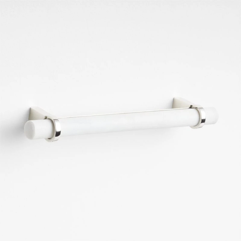 Modern Marble Chrome Silver Cabinet Drawer Bar Pull 6"