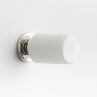 Modern Marble Chrome Silver Cabinet Knob