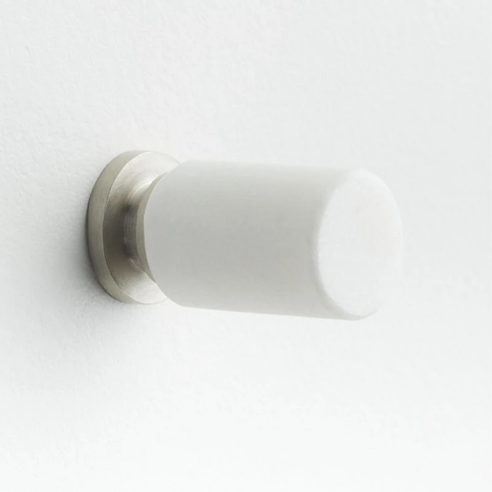 Modern Marble Silver Cabinet Knob