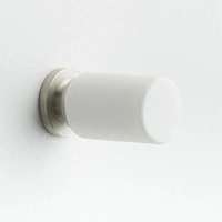 Modern Marble Silver Cabinet Knob