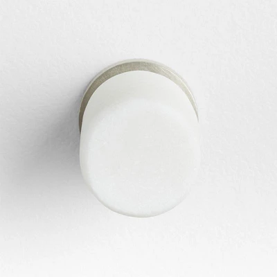 Modern Marble Silver Cabinet Knob