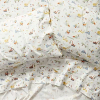 Stay Cool Modern Trucks Organic Cotton Kids Twin Sheet Set