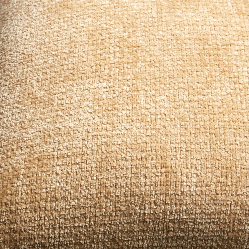 Monarch Chenille 18x18 Ocher Yellow Throw Pillow Cover