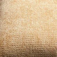Monarch Chenille 18x18 Ocher Yellow Throw Pillow Cover