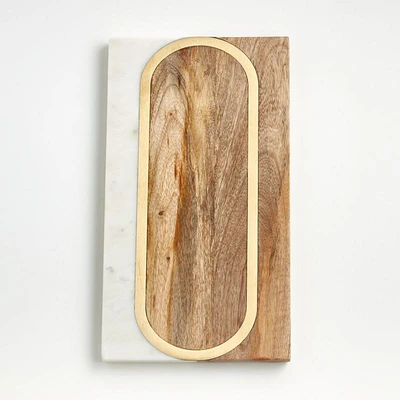 "O" Monogrammed Serving Board