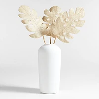 Faux Monstera Rattan Leaf