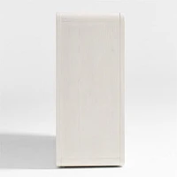 Montauk White Wood 2-Shelf Bookcase by Leanne Ford