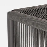 Morocco Graphite Outdoor Accent Table