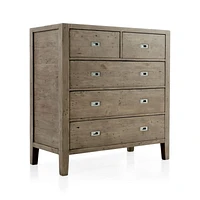 Morris Ash Grey 5-Drawer Chest