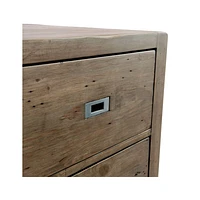 Morris Ash Grey 5-Drawer Chest