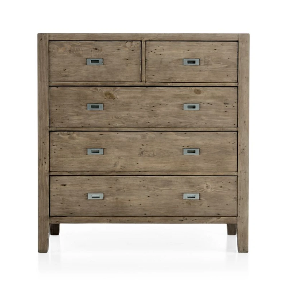 Morris Ash Grey 5-Drawer Chest