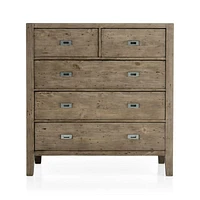 Morris Ash Grey 5-Drawer Chest