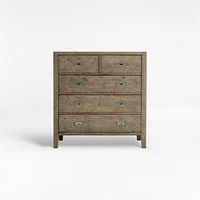 Morris Ash Grey 5-Drawer Chest