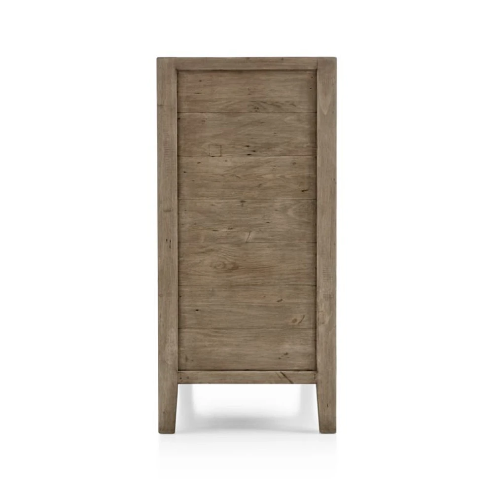 Morris Ash Grey 5-Drawer Chest