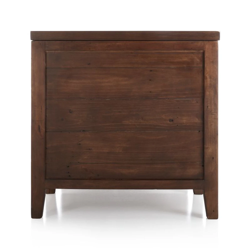 Morris 72" Chocolate Brown Executive Desk