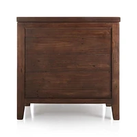 Morris 72" Chocolate Brown Executive Desk