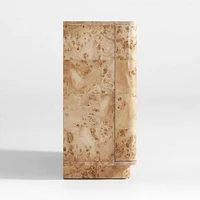 Mota Natural Burl Wood Bar Cabinet