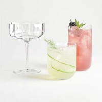 Moxie Optic Double Old-Fashioned Glass