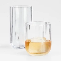 Moxie Optic Double Old-Fashioned Glass