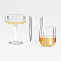 Moxie Optic Double Old-Fashioned Glass