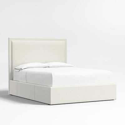 Meraux 56" Queen Upholstered Headboard with Storage Bed Base