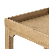 Myakka Natural Oak Wood Bar Cart