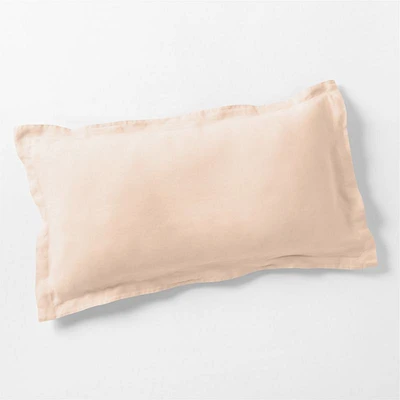 New Natural Hemp Elegant Pink King Bed Pillow Sham