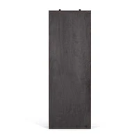 Natasha Dark Chocolate Pine Wood Bookcase with Ladder Set