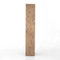 Natasha Solid Pine Wood Bookcase with Shelves
