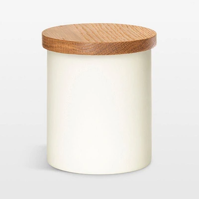 NeatMethod -Small Bone White Ceramic Jar