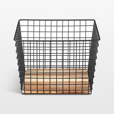 NeatMethod Square Wire Grid Storage Basket 10"