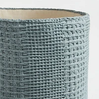 Nella Green Cotton Waffle Weave Kids Hamper with Handles