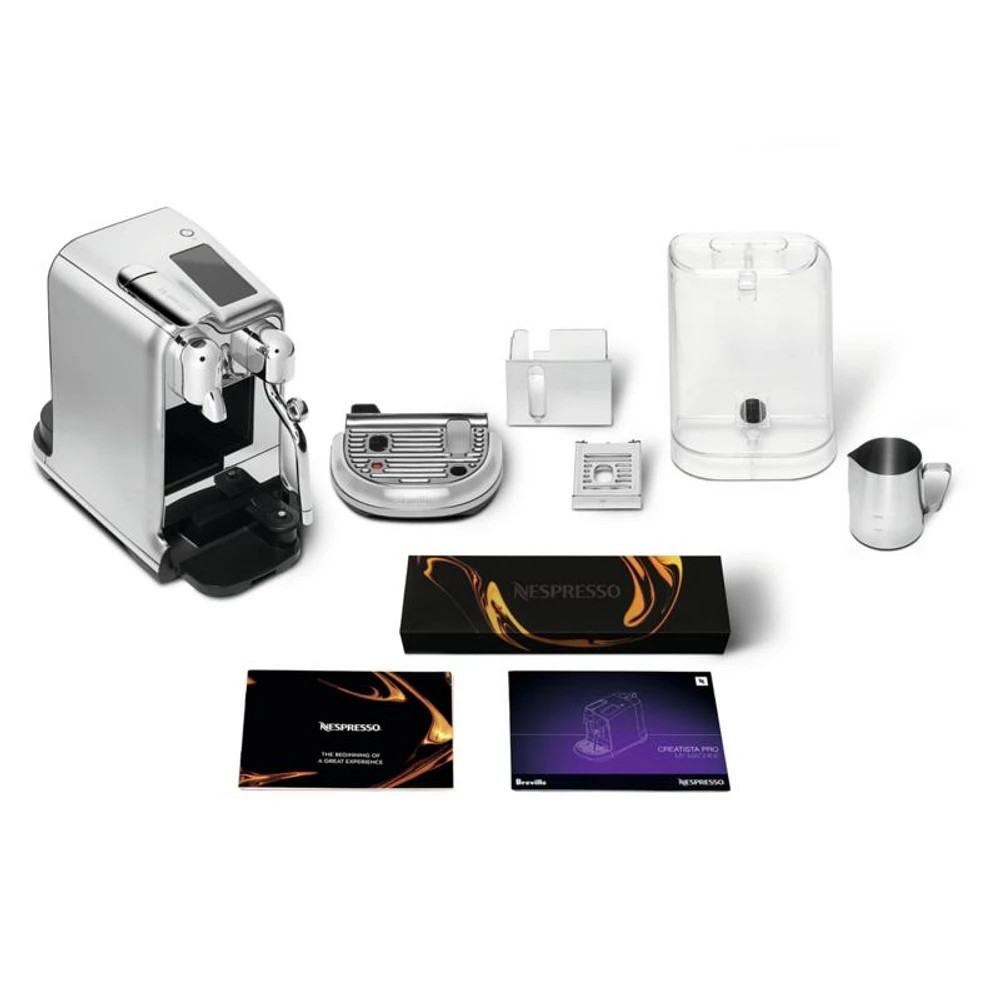 Nespresso ® by Breville ® Creatista ® Pro Espresso Machine in Brushed Stainless Steel