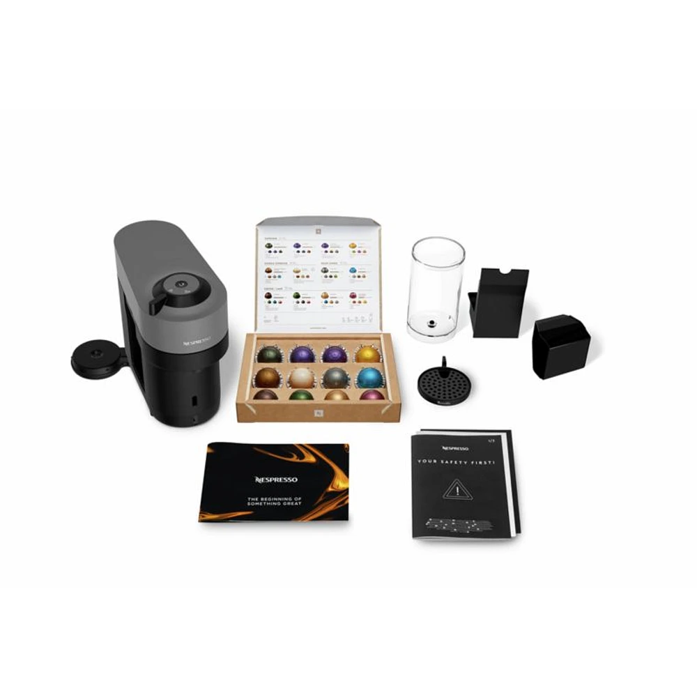 Nespresso ® by Breville ® Dark Grey Vertuo Pop+ Coffee and Espresso Machine