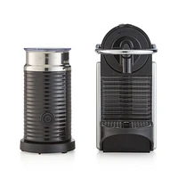 Nespresso ® by De'Longhi ® Aluminum Pixie Espresso Machine with Aeroccino Frother