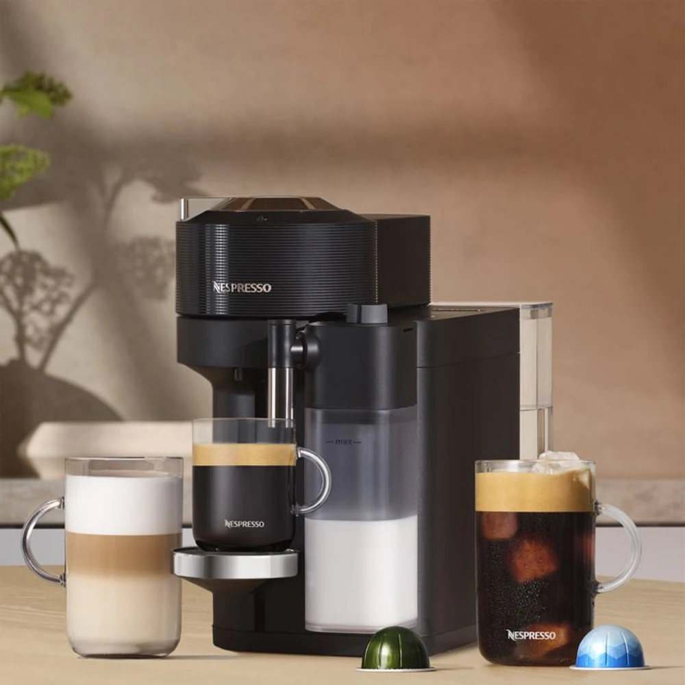 Nespresso ® Black Vertuo Lattissima Espresso Machine by De'Longhi ®