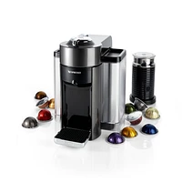 Nespresso ® by De'Longhi ® Graphite Metal Vertuo Coffee and Espresso Machine with Aeroccino Frother