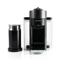 Nespresso ® by De'Longhi ® Graphite Metal Vertuo Coffee and Espresso Machine with Aeroccino Frother