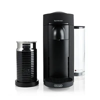 Nespresso ® by De'Longhi ® Matte Black VertuoPlus Coffee and Espresso Maker with Aeroccino Frother