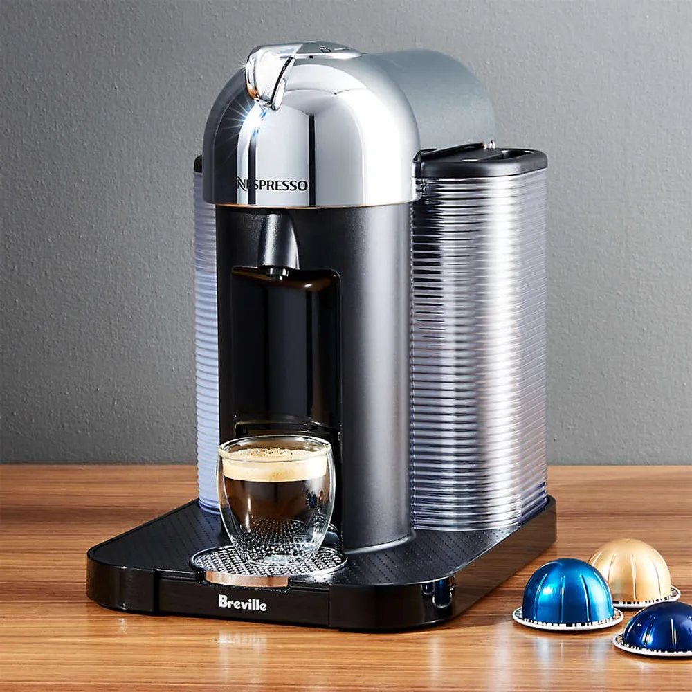 Nespresso ® by Breville ® Vertuo Chrome Coffee and Espresso Machine