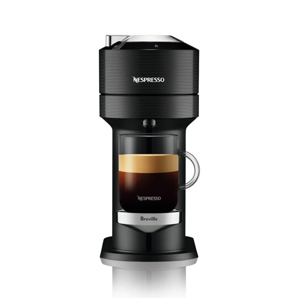 Nespresso ® by Breville ® Classic Black Vertuo Next Premium Coffee and Espresso Machine with Aeroccino Frother