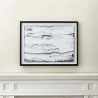 "Nimbus Dimensional" Framed Paper Abstract Wall Art Print 32.75"x42.75" by Norman Wyatt Jr.