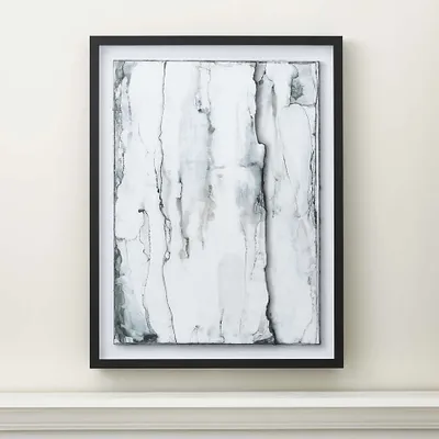 "Nimbus Dimensional" Framed Paper Abstract Wall Art Print 32.75"x42.75" by Norman Wyatt Jr.